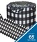 Carson Dellosa Farmhouse 65Ft of Black and White Gingham Bulletin Board Borders, 1 Roll of Scalloped Trim for Rolling Whiteboard, Cork and Posterboard, Party, Office Decorations, and Classroom Decor